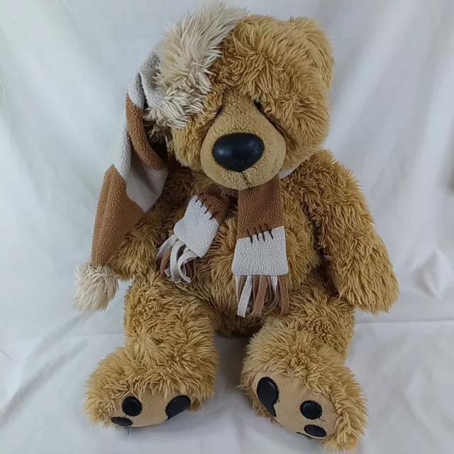 BHS Benjamin Bear Plush Teddy Wearing a Hat & Scarf Large Soft Toy 66 cm Tall