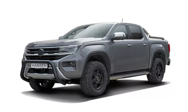 Schwarz matter Frontschutzbügel Frontbügel für VW Amarok (2023-) PanAmericana