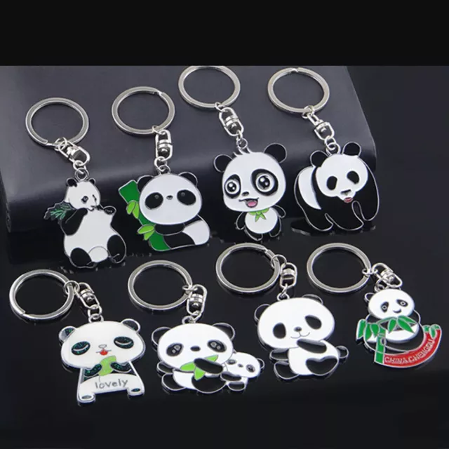 Cute Panda Keychain Keyring Bag Car Hanging Pendant Key Ring Chain Gift Fashion