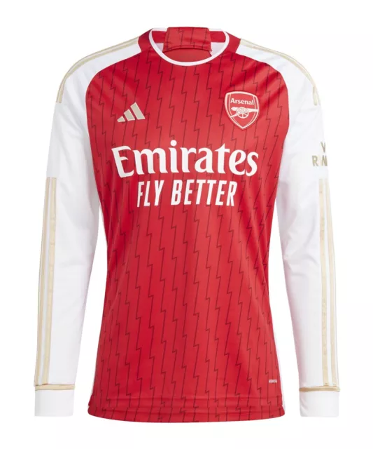 adidas FC Arsenal London langarm Trikot Home 2023/2024 Rot Weis