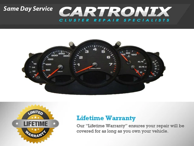 PORSCHE 996/ BOXSTER LCD Pixel Instrument Cluster Speedometer REPAIR £ ...