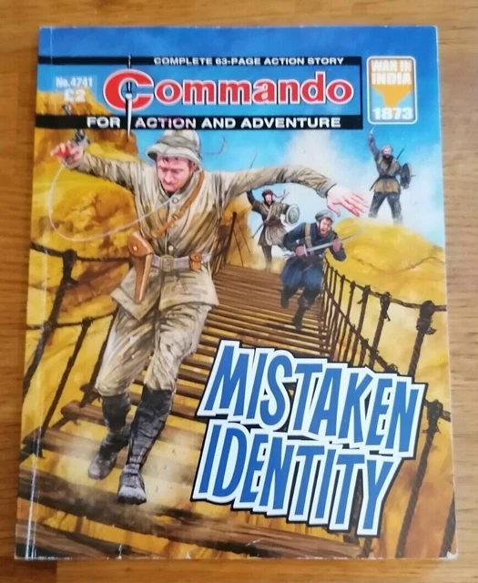COMIC CLASSIC Commando War Comic Issue No 4741 Mistaken Identity 2 Comic classic commando war comic issue no 4741 mistaken identity 2
