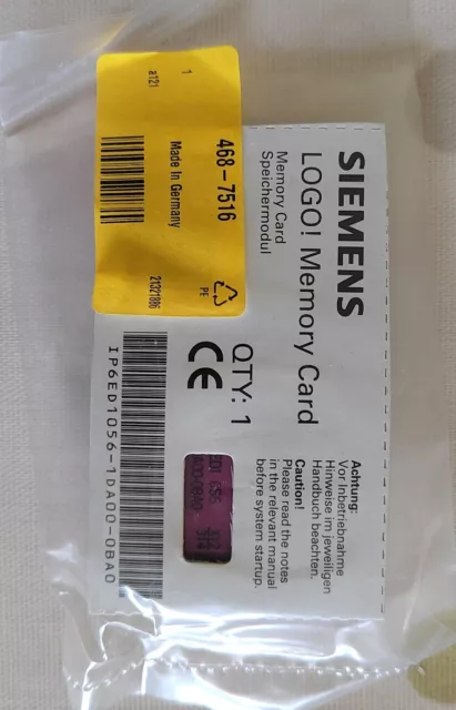 1PC Siemens LOGO！Memory Card 6ED1056-1DA00-0BA0 NEW 6ED1 056-1DA00-0BA0