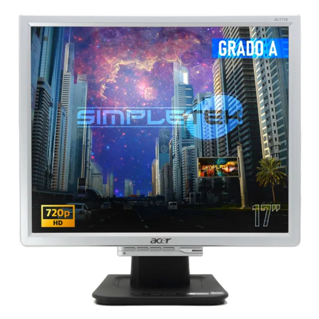 Acer AL1716A Screen Monitor LCD Display 17 " 4:3 5:4 PC VGA Vesa DVR Case