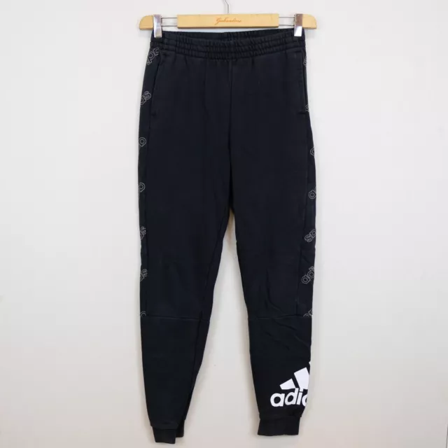 Pantalone Tuta Adidas Bambino Taglia 14y Logo Cotone  Comodo Casual Tinta Unita