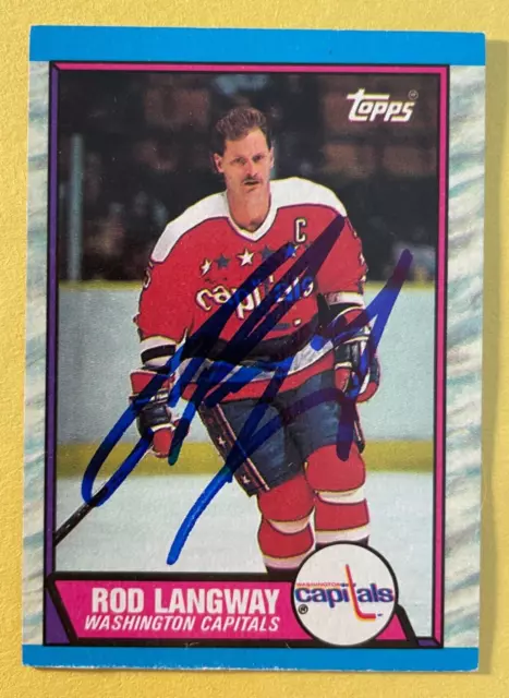 Lot Detail - 1982-83 Rod Langway Washington Capitals Dual Signed Game Worn  Road Jersey (MEARS LOA/JSA)