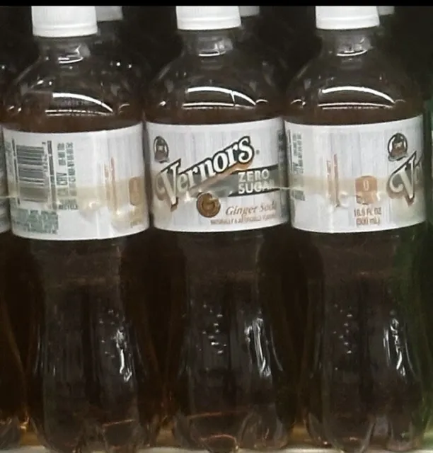 6x 16.9oz Vernor’s Ginger Ale Zero Sugar Bottles