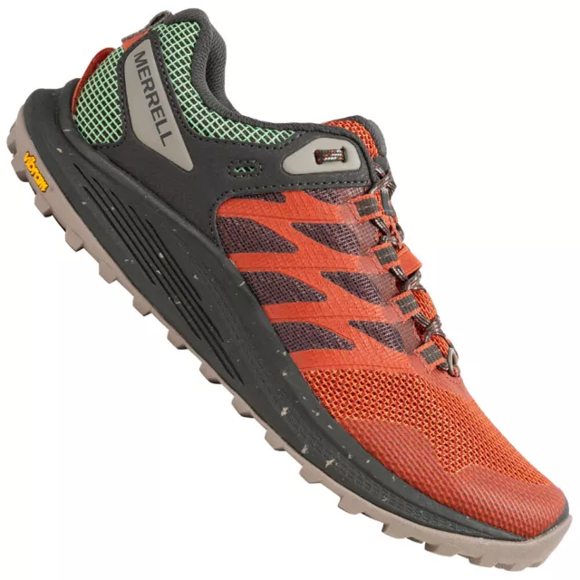 Zapatillas para correr Merrell Nova 3 Trail para hombre fitness Vibram J067601 multicolor nuevas