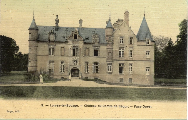 Lorrez le Bocage - Château du Comte de Ségur - Façe ouest