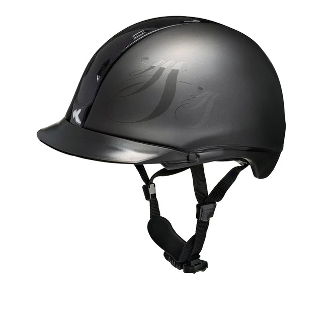 %%% KED® Reithelm Tara Black Matt Glossy schwarz Gr. L (57-63)