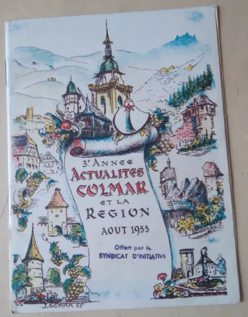 Pub Ancienne 1950 Colmar Jehanne Schira Livret Très Bon État Coca Le Bon Nègre