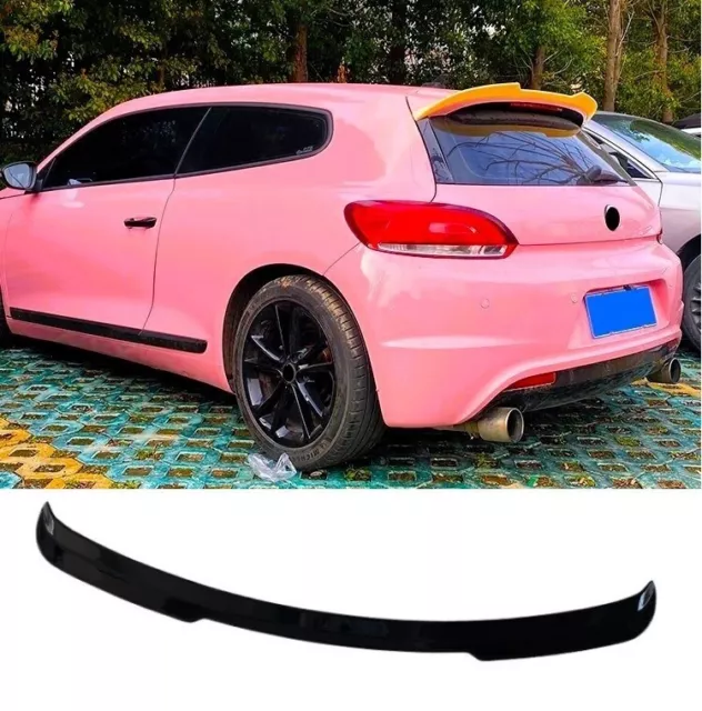 VW Scirocco TSI TDI R Gloss Black Rear Roof Spoiler Lip Wing Body Kit 2008-2014