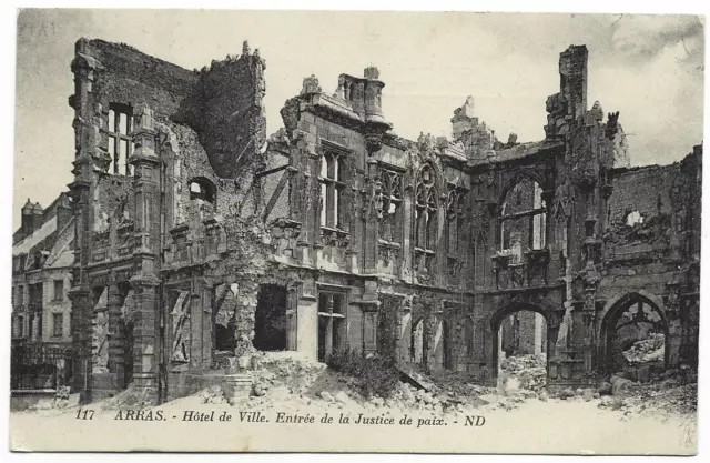 CPA ""ARRAS - City Hall - Justice of the Peace Entrance