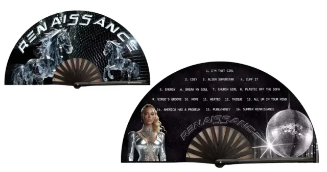 RENAISSANCE HAND FAN | Beyonce | Renaissance World Tour | Concert | Large Fan