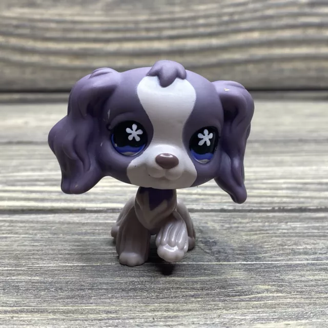 Hasbro 2006 Littlest Pet Shop Purple Puppy Dog