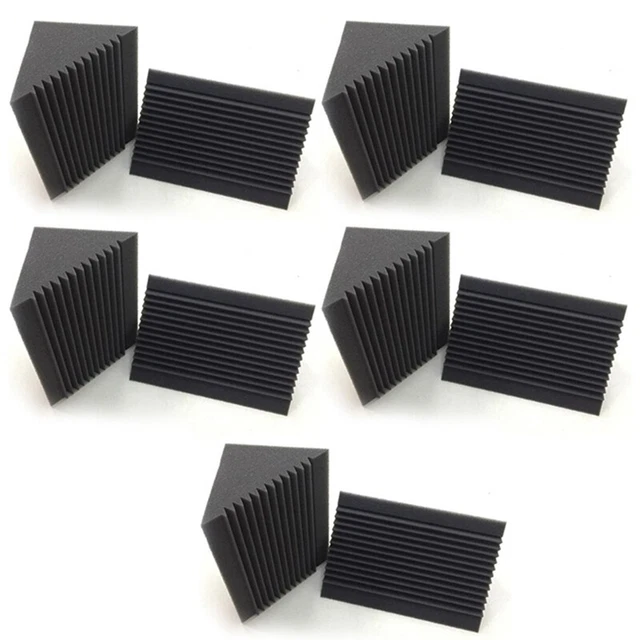 30ss Trap Sound Absorption Studio Soundproofing Corner Wall 12 x 12 x 24 cm T8I8
