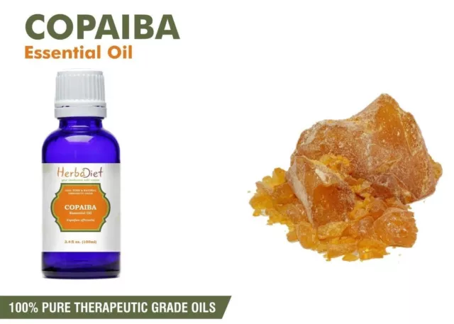 Natural Copaiba Balsam Essential Oil 100% Pure Aromatherapy Therapeutic Oils