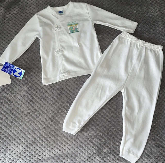 Vtg 90s Nordstrom Baby N Infant 2 Pc Outfit 12 Months Carousel Top Pant Cotton
