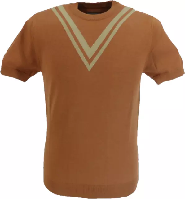 Ska & Soul Mens Ginger V Knitted T Shirts