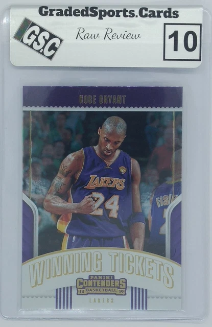 2018 Panini Contenders Winning Tickets Kobe Bryant #26, Raw Review Graded GSC 10