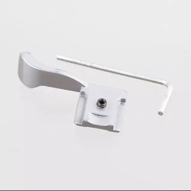 New Thumb Thumbs Up Grip Kit for Fujifilm Fuji X10 X20 X100S X100 Camera silver