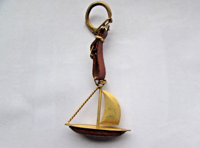 LOT DE 15 porte-clés menottes nautiques ancre laiton massif style objet