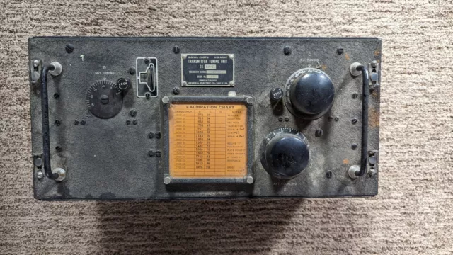 General Electric TU-8A-TI Transmitter Tuning Unit WWII Signal Corps