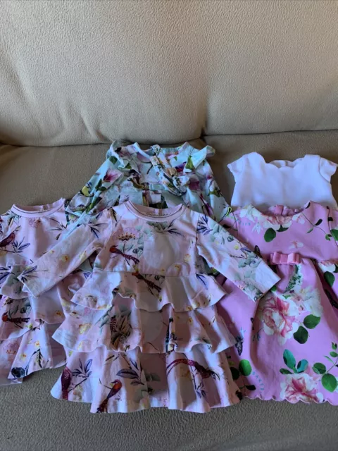 Baby Girls Ted Baker Dresses Bundle For Newborn/0-3 Months 3-6 Months