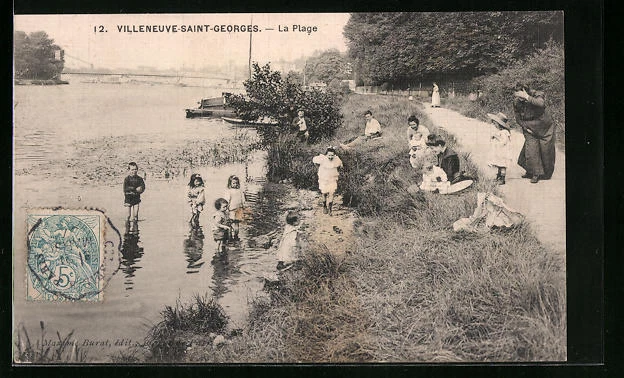CPA Villeneuve-St-Georges, La Plage