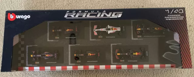 Burago Bburago Red Bull Formula 1 Racing F1 1/43 6-Car Set Sebastian Vettel