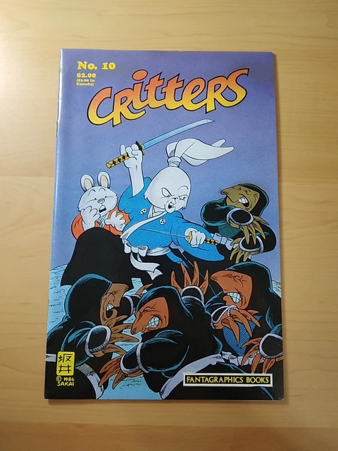 Critters #10 (Fantagraphics 1987) Usagi Yojimbo - Stan Sakai Vf-/Vf