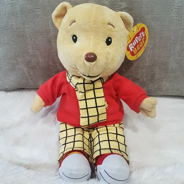 RUPERT BEAR SOFT Toy New Cuddly Toy Plush new with tags 13 inch