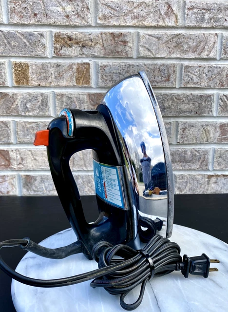 BLACK+DECKER Classic Steam Iron F67E-T - Aluminum Soleplate, 7 Temp Settings, Anti-Drip