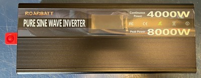 *New* Roarbatt Pure Sine Wave Inverter 4000W Continuous 8000W Peak Power