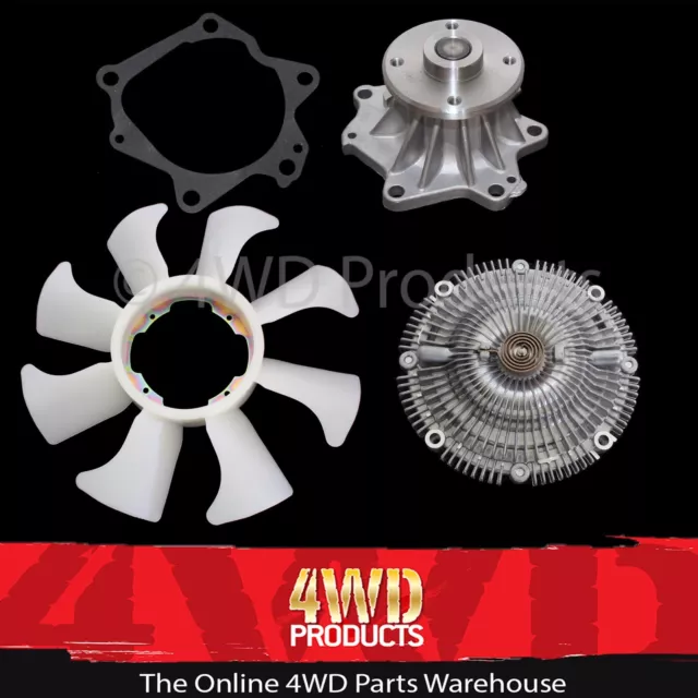 Fan Clutch/ Water Pump/ Fan Blade - for Nissan Patrol GU (Y61) 4.5 TB45E (97-01)