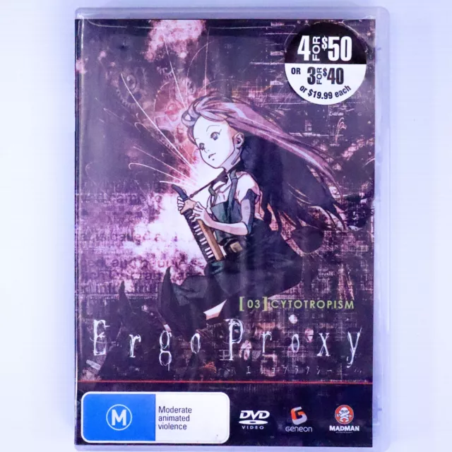 Ergo Proxy: Vol 3 - Cytotropism (DVD, 2006) - Action Adventure Animation Series