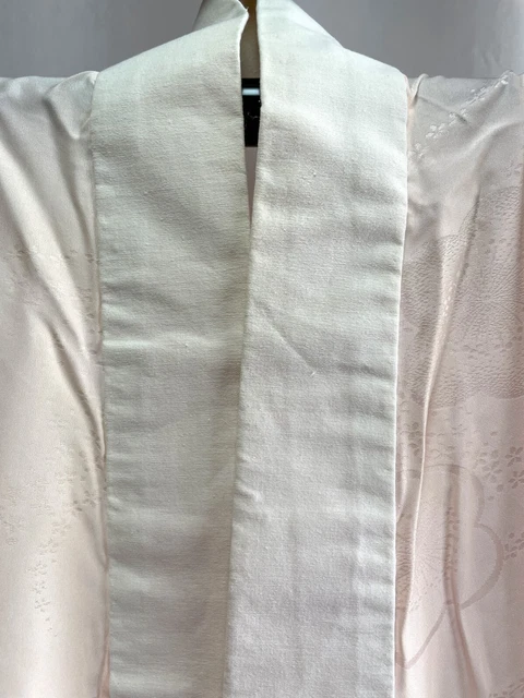 Vintage Japanese Silk Juban kimono - Antique Women's NagaJuban Kimono Robe 3