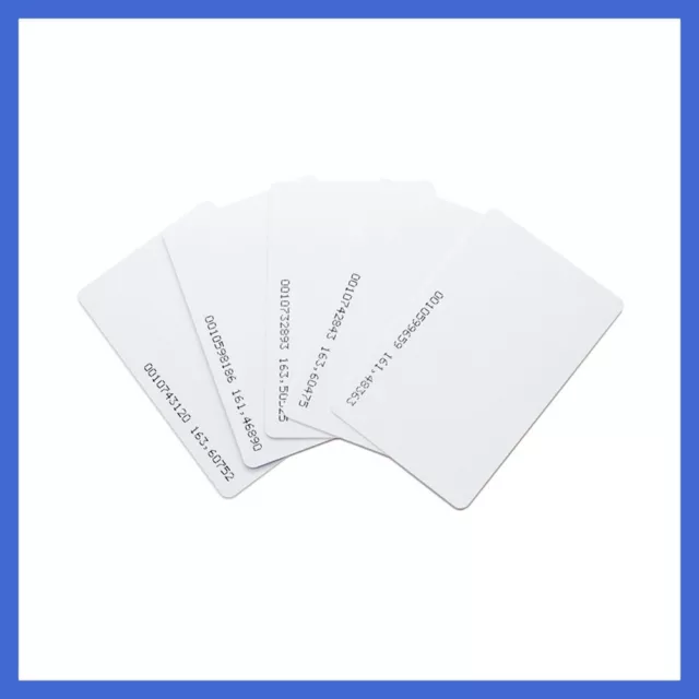 100 Pcs 125KHz RFID ID card, proximity ISO card, EM4100 compatible cards, 0.8mm