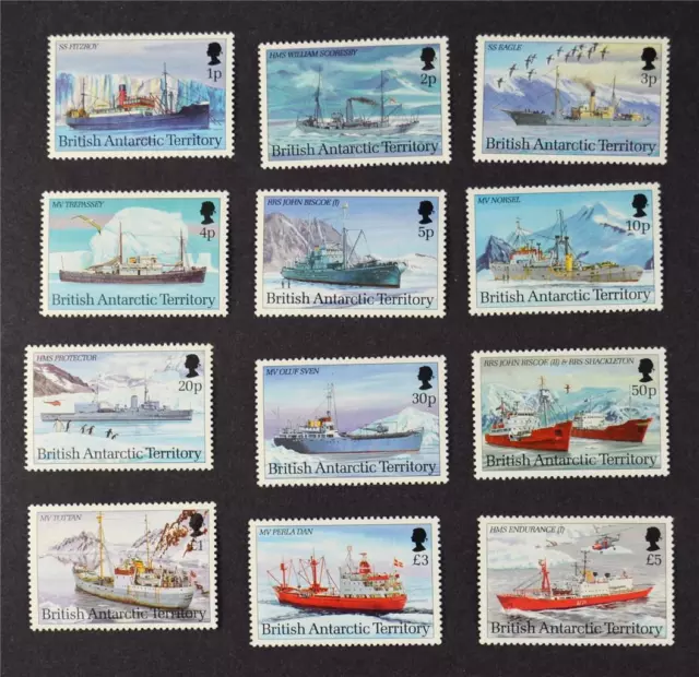 British Antarctic Territories Stamps 1993 Set 12  U/M  (B25)