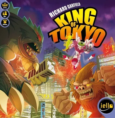 King of Tokyo Monster Board Game Richard Garfield 2014 iello Sealed Strategy