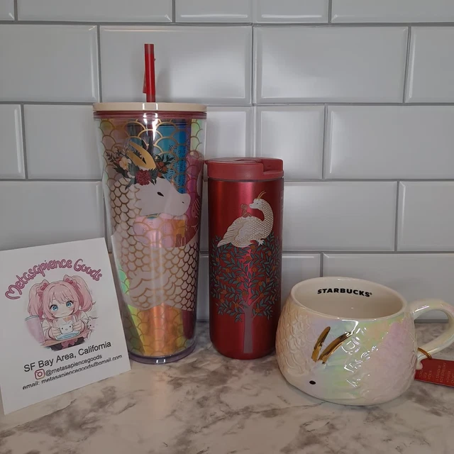 STARBUCKS 2024 LUNAR New Year of the Dragon Full Set 12oz 14oz 24oz