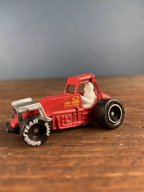 Vintage Matchbox Sprint Racer 1990 Diecast Car 1:55 Red Pro Form Engineering