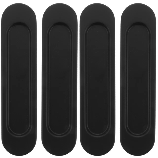 4 Pcs Recessed Barn Door Safe Sliding Door Finger Pulls for Home
