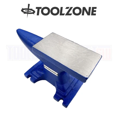 Toolzone Blacksmith Anvil Single Beck Cast Iron Powder Coated Small 11 Lb 5 kg