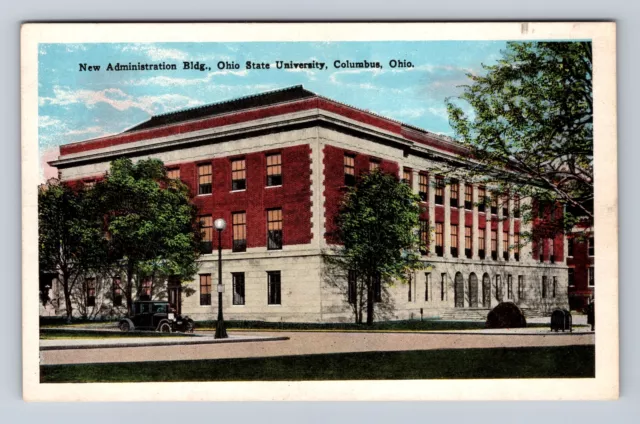 Columbus OH-Ohio, Administration Building, State University, Vintage Postcard