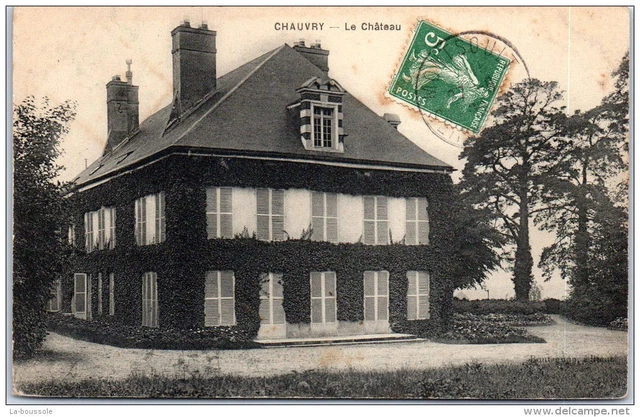 95 CHAUVRY -- le chAteau ---