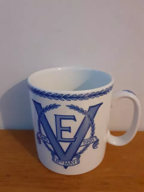 Spode Bone China Mug 1945-1995 50th Anniversary of VE Day