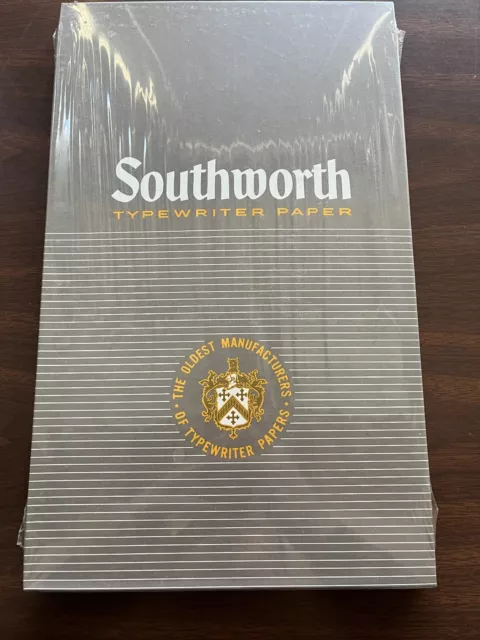 Southworth Typewriter Paper 403EF  25% Cotton 20lb 8.5x14 100 Sheets - Sealed