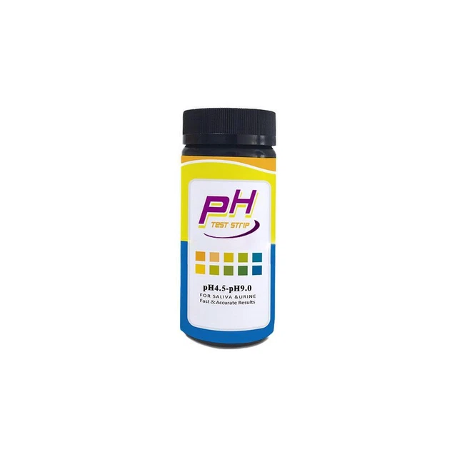Precise pH Testing Strips for Urine Saliva and Water - 200 Count - Household Use