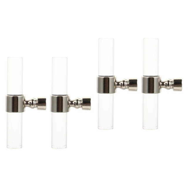 4 Pcs Acrylic Cabinet Knobs Crystal Door Pulls Handles Drawer